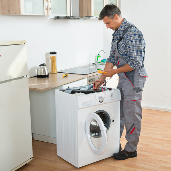 can you walk me through the steps of troubleshooting my washer issue in Booker Texas